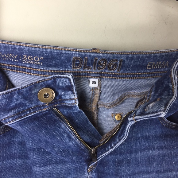DL1961 Emma Albany Wash Legging Low Rise Skinny Jeans Size 25 - Picture 7 of 12